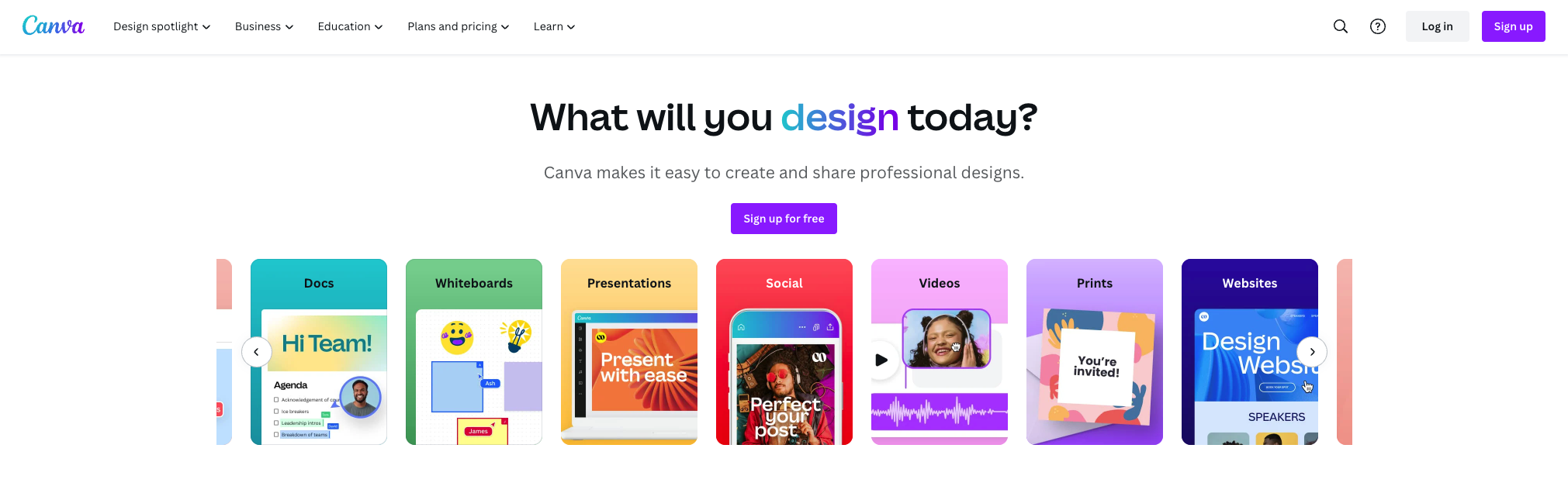 canva web design tool best